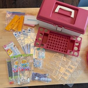 Wilton Takle Box Organize Storage Cadd with tools and decorating supplies